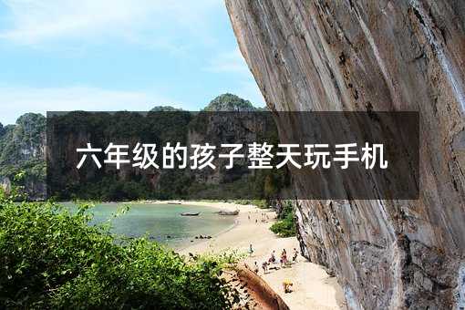 六年級的孩子整天玩手機