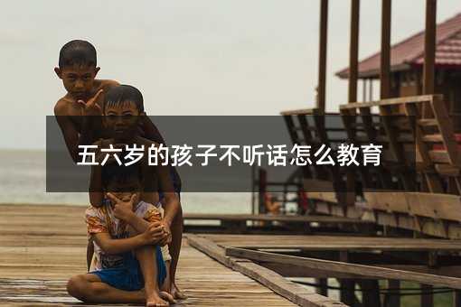 五六歲的孩子不聽話怎么教育