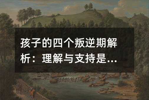 孩子的四個(gè)叛逆期解析:理解與支持是關(guān)鍵