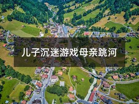 兒子沉迷游戲母親跳河