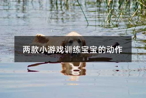 兩款小游戲訓練寶寶的動作
