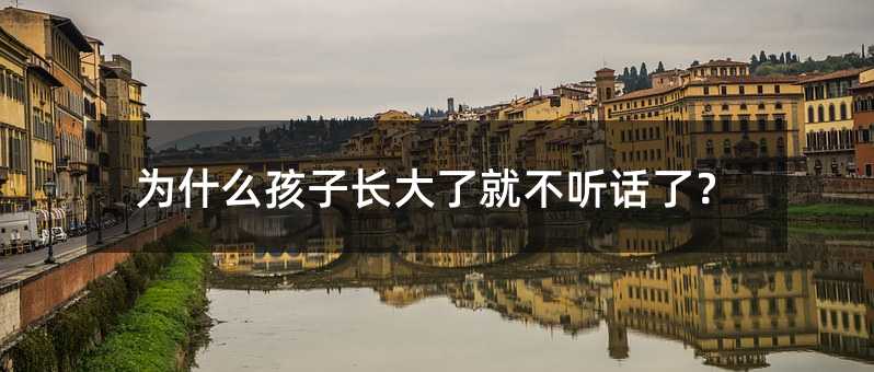 為什么孩子長大了就不聽話了?