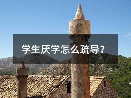 學(xué)生厭學(xué)怎么疏導(dǎo)?