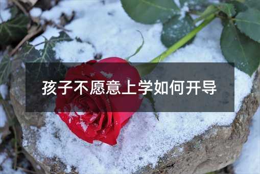 孩子不愿意上學如何開導