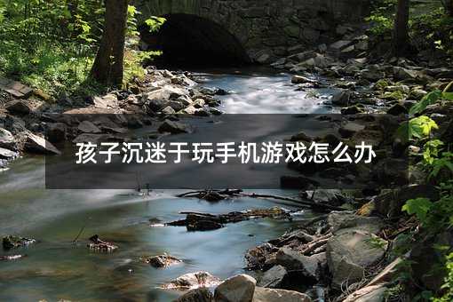 孩子沉迷于玩手機(jī)游戲怎么辦