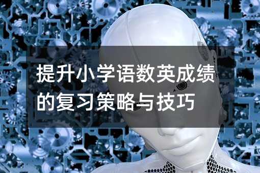 提升小學語數英成績的復習策略與技巧