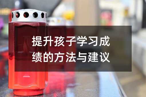 提升孩子學(xué)習(xí)成績的方法與建議