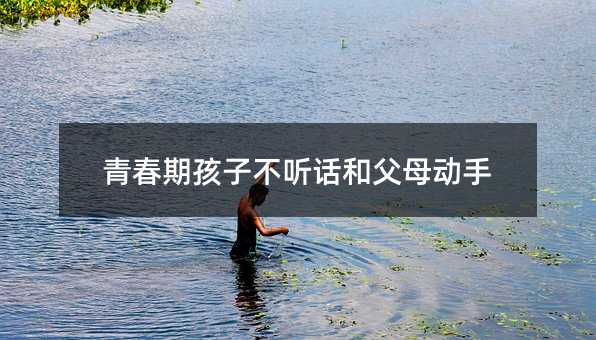 青春期孩子不聽話和父母動手