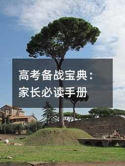 高考備戰寶典:家長必讀手冊