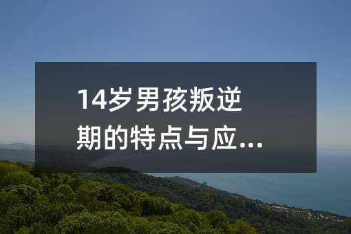14歲男孩叛逆期的特點與應對方法