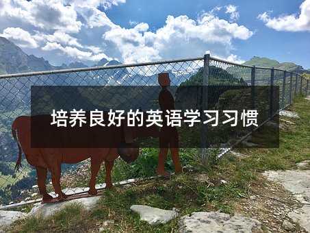 培養良好的英語學習習慣