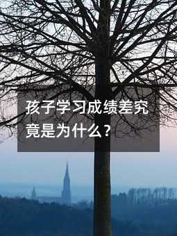 孩子學(xué)習(xí)成績差究竟是為什么?