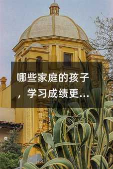 哪些家庭的孩子,學習成績更優秀?