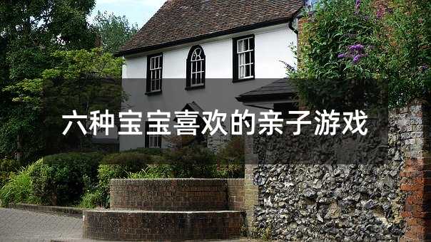 六種寶寶喜歡的親子游戲