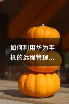 如何利用華為手機(jī)的遠(yuǎn)程管理功能保護(hù)孩子的手機(jī)安全