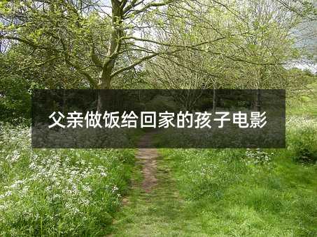 父親做飯給回家的孩子電影