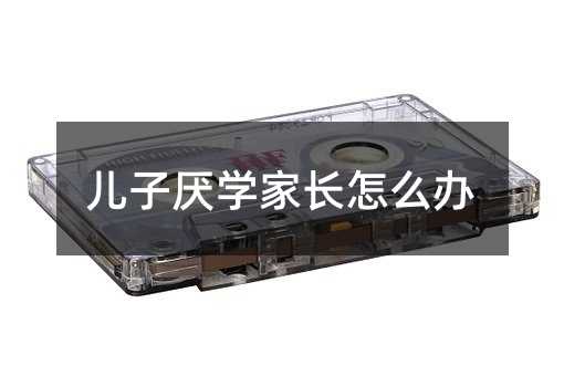 兒子厭學家長怎么辦