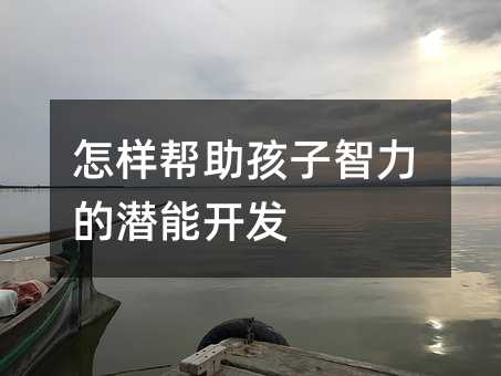 怎樣幫助孩子智力的潛能開發