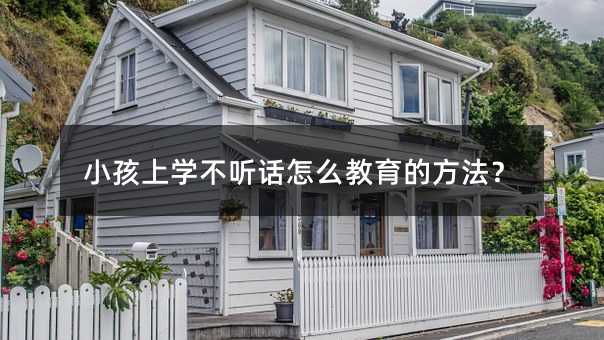 小孩上學(xué)不聽(tīng)話怎么教育的方法?