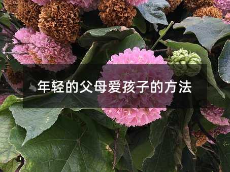 年輕的父母愛孩子的方法