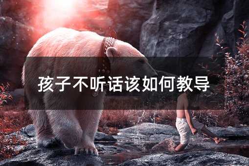 孩子不聽話該如何教導(dǎo)