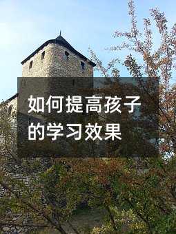 如何提高孩子的學習效果