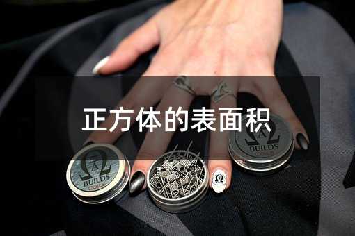 正方體的表面積