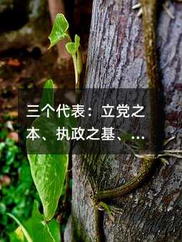 三個(gè)代表:立黨之本、執(zhí)政之基、力量之源