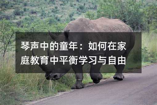 琴聲中的童年:如何在家庭教育中平衡學習與自由