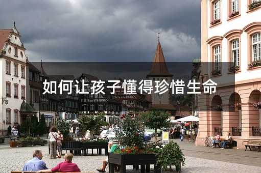 如何讓孩子懂得珍惜生命