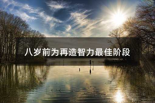 八歲前為再造智力最佳階段