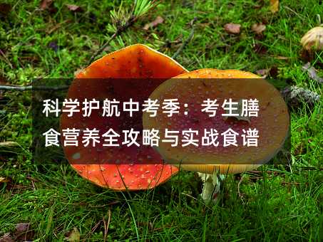 科學護航中考季:考生膳食營養全攻略與實戰食譜
