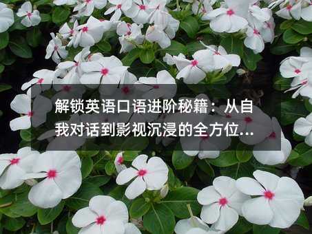 解鎖英語口語進階秘籍:從自我對話到影視沉浸的全方位訓練