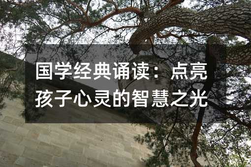 國(guó)學(xué)經(jīng)典誦讀:點(diǎn)亮孩子心靈的智慧之光