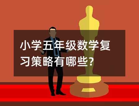 小學(xué)五年級數(shù)學(xué)復(fù)習(xí)策略有哪些?