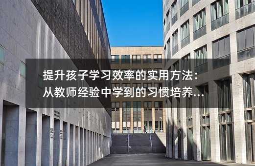 �������ӌW��Ч�ʵČ��÷������Ľ̎���(j��ng)��ЌW�������T���B(y��ng)����