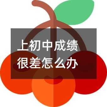 上初中成績很差怎么辦