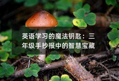 英語學習的魔法鑰匙:三年級手抄報中的智慧寶藏