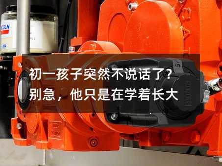 初一孩子突然不說話了?別急,他只是在學著長大