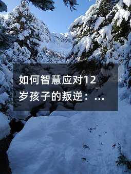 如何智慧應對12歲孩子的叛逆:理解、陪伴與引導的藝術