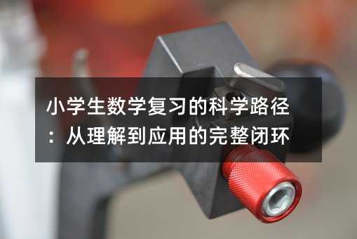 小學生數學復習的科學路徑:從理解到應用的完整閉環