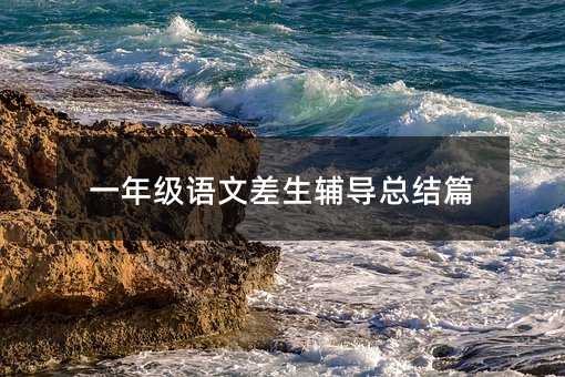 一年級語文差生輔導(dǎo)總結(jié)篇