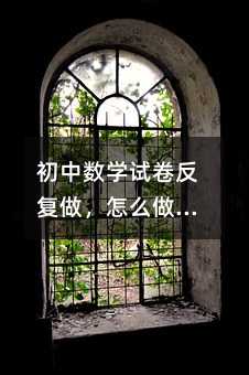 初中數學試卷反復做,怎么做才不白費時間