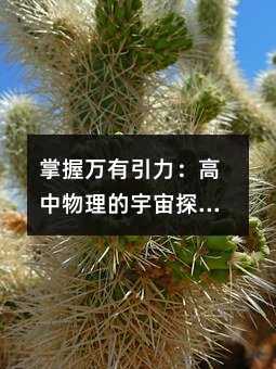 掌握萬有引力:高中物理的宇宙探索指南