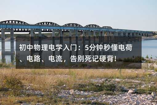 初中物理電學入門:5分鐘秒懂電荷、電路、電流,告別死記硬背!