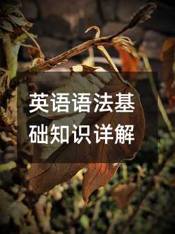 英語語法基礎知識詳解