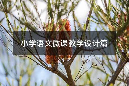 С�W(xu��)�Z��΢�n�̌W(xu��)�O(sh��)Ӌƪ