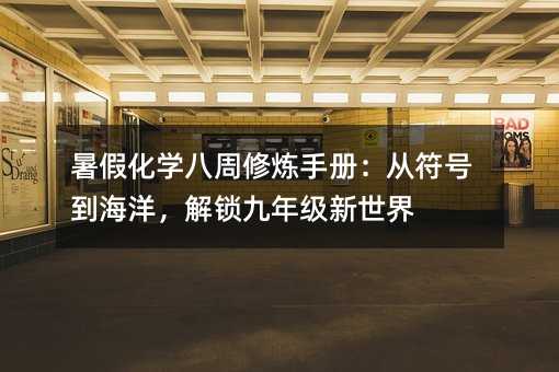 暑假化學八周修煉手冊:從符號到海洋,解鎖九年級新世界