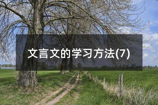 �����ĵČW������(7)