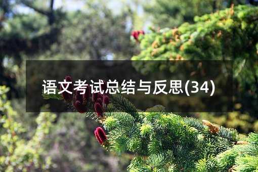 �Z�Ŀ�ԇ���Y(ji��)�c��˼(34)